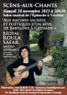 Soirée Scène-aux-Chants 18 novembre 2023 Récital Roula Safar